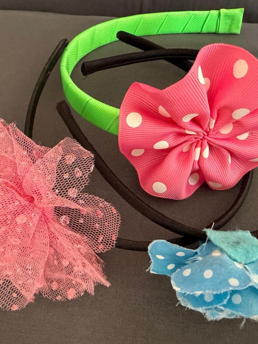 Girls' Set of 3 Decorative Hairbands